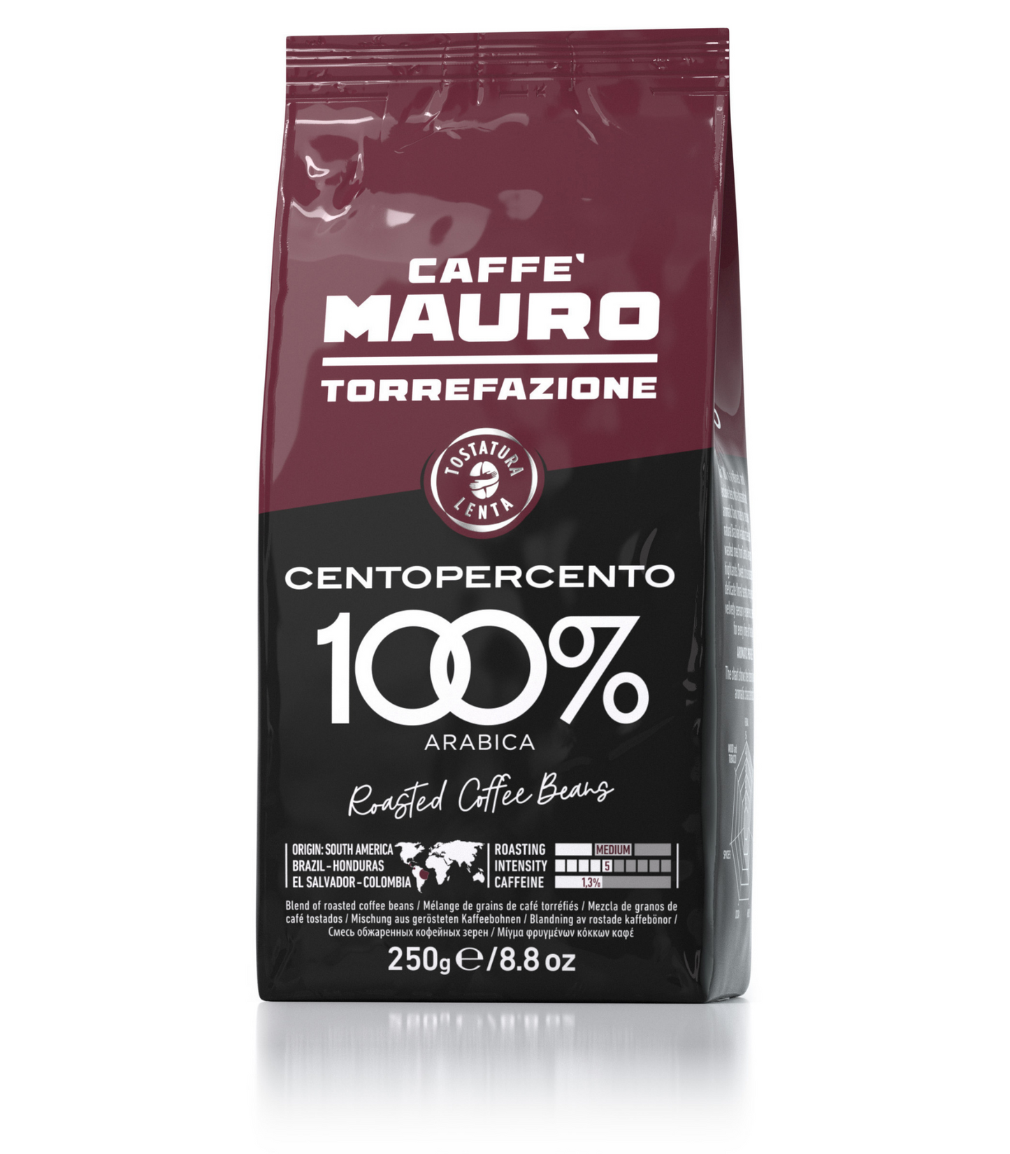 CENTOPERCENTO 100% Arabica -250g  bag Coffee Beans