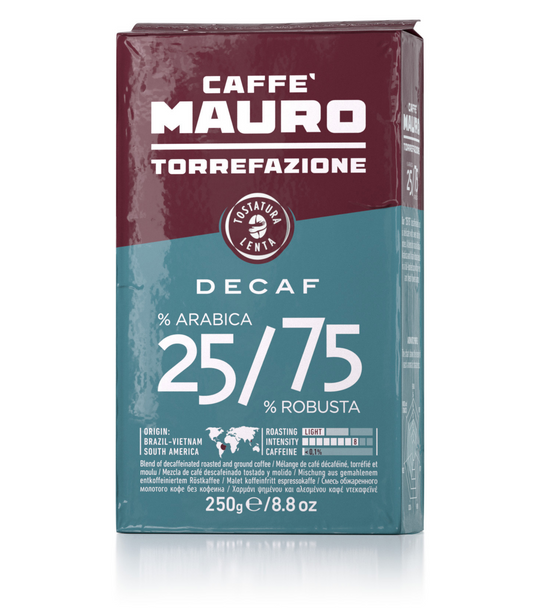 Decaf 25/75 - 250g Ground Coffee